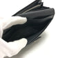 PRADA Long Wallet Purse 1ML157 leather black logo