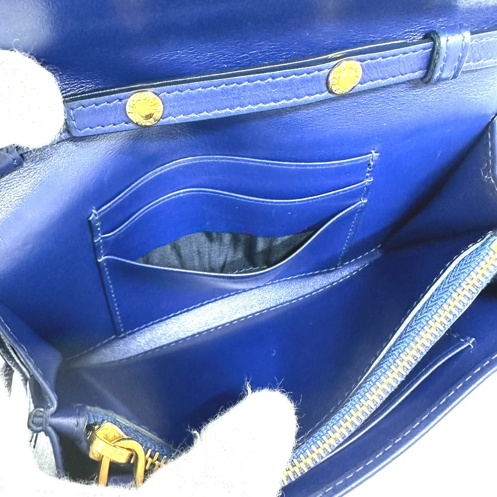 PRADA Shoulder Bag 1M1437 Nylon blue logo quilting Women Used Authentic