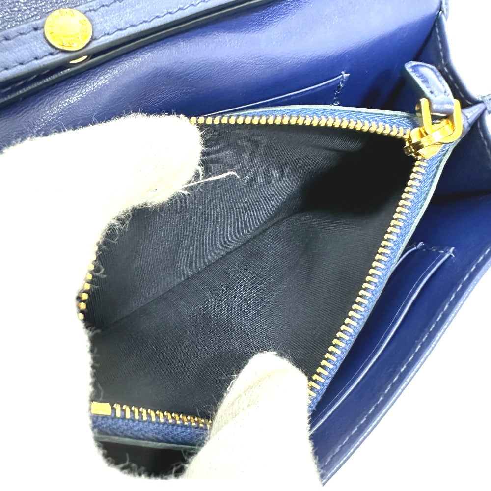 PRADA Shoulder Bag 1M1437 Nylon blue logo quilting Women Used Authentic
