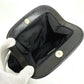 PRADA Handbag Nylon / leather black Evening bear