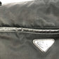 PRADA Shoulder Bag 2VH053 Nylon / leather black Bag Triangle logo mens Used Authentic