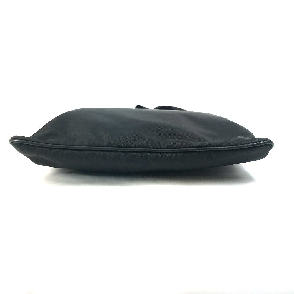 PRADA Shoulder Bag 2VH053 Nylon / leather black Bag Triangle logo mens Used Authentic