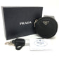 PRADA Shoulder Bag 1TT129 Nylon / leather black Triangle logo Neck pouch unisex(Unisex) Used Authentic