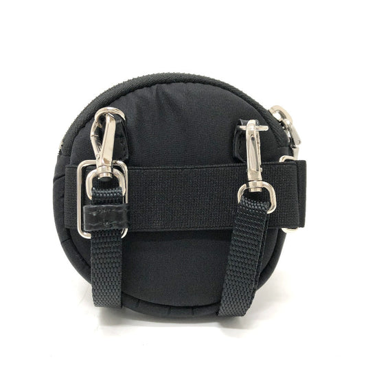 PRADA Shoulder Bag 1TT129 Nylon / leather black Triangle logo Neck pouch unisex(Unisex) Used Authentic