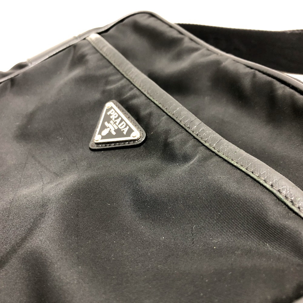 PRADA Shoulder Bag 2VH002 Nylon black Renylon Triangle Logo