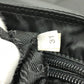 PRADA Shoulder Bag Nylon black Triangle With logo unisex(Unisex) Used Authentic