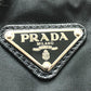 PRADA Shoulder Bag Nylon black Triangle With logo unisex(Unisex) Used Authentic