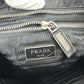 PRADA Shoulder Bag VA0859 Nylon black Triangle Plate Skull