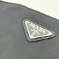 PRADA Shoulder Bag VA0251 Nylon black triangle plate