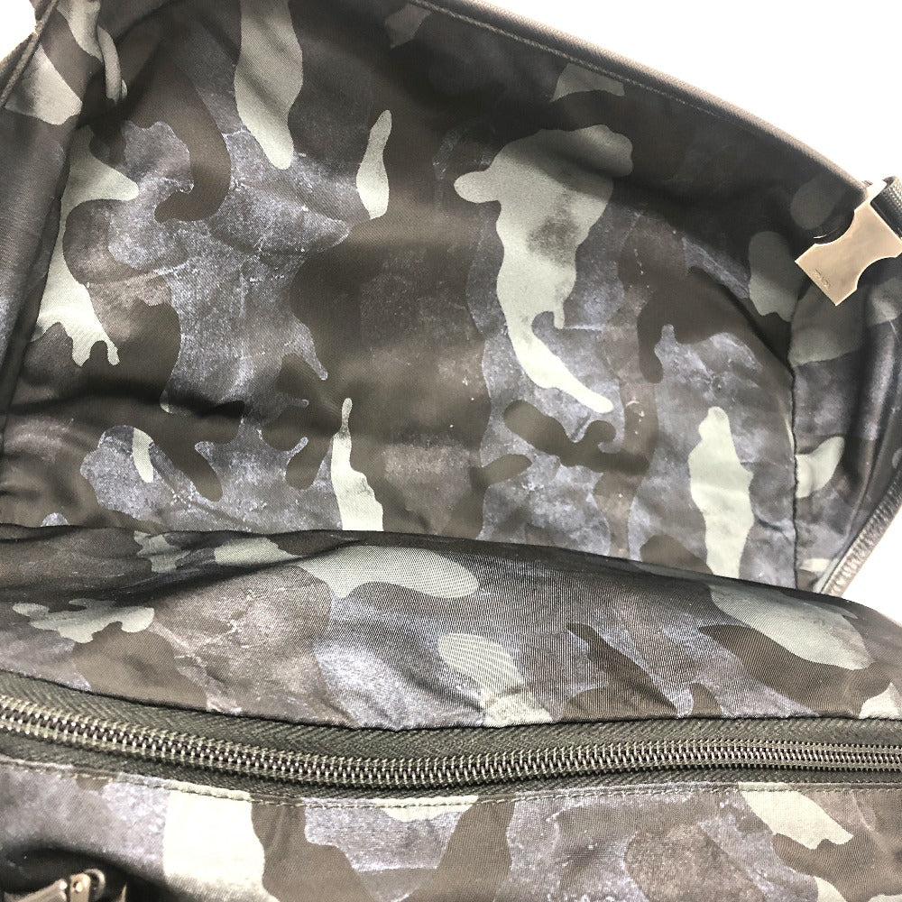 PRADA Sling bag 2VH991 Nylon blue Triangle logo camouflage