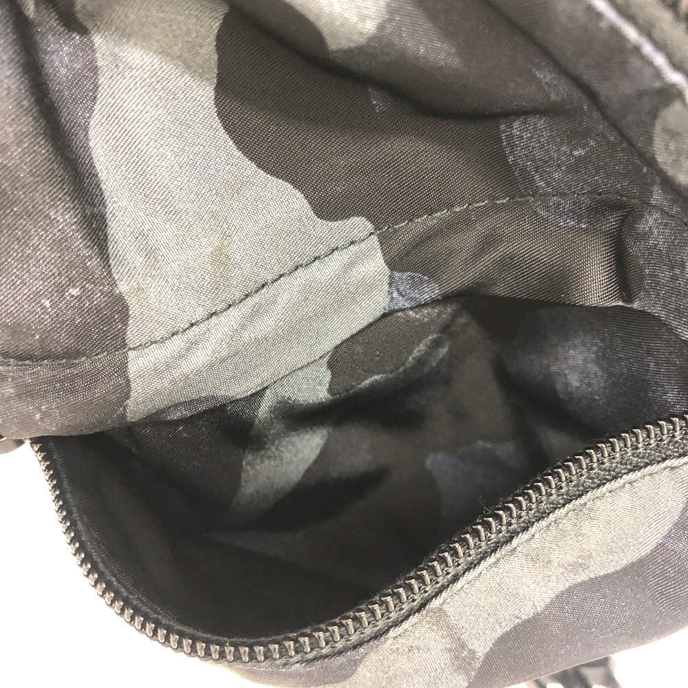 PRADA Sling bag 2VH991 Nylon blue Triangle logo camouflage