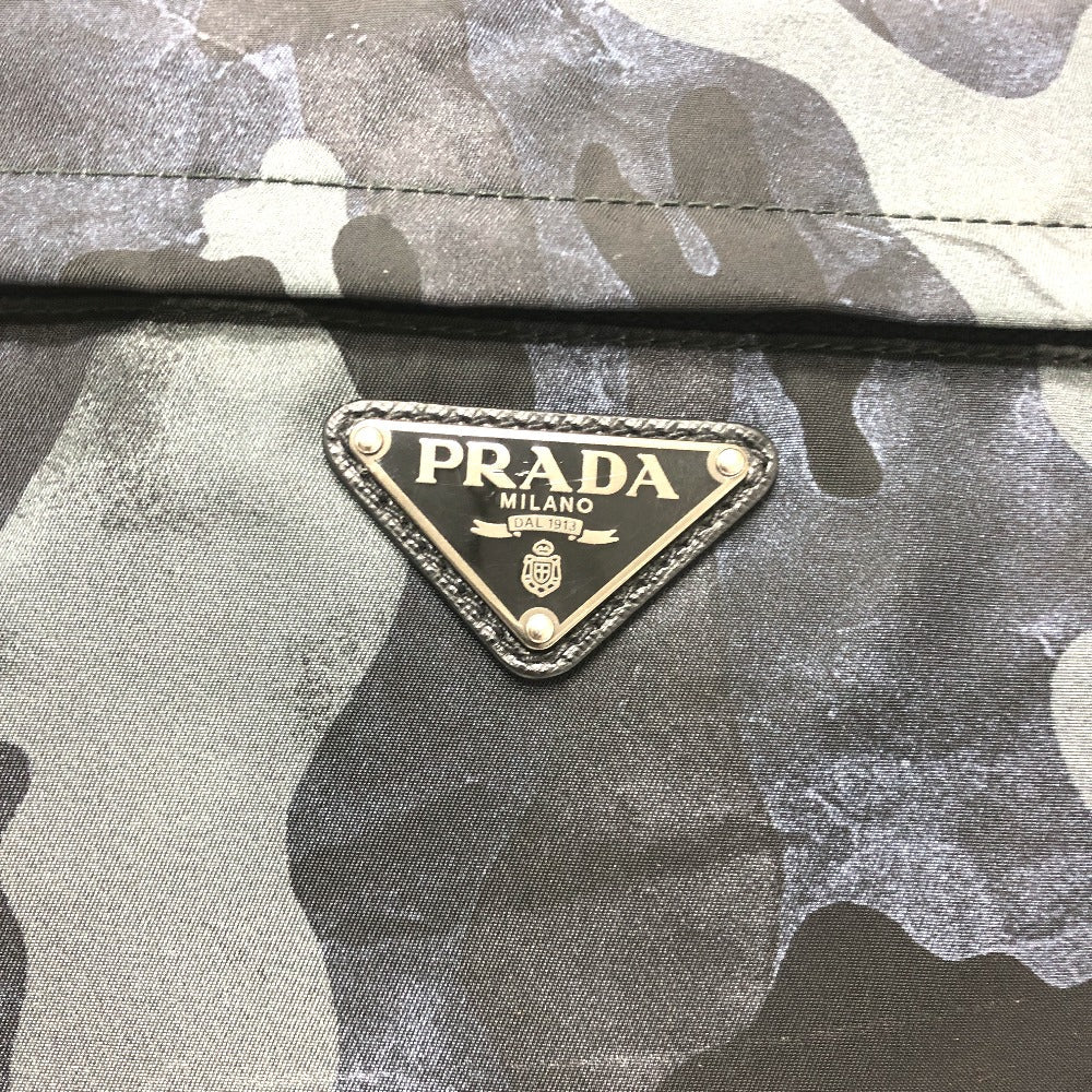PRADA Sling bag 2VH991 Nylon blue Triangle logo camouflage