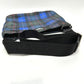 PRADA Shoulder Bag Nylon multicolor Triangle Plate Check Pattern