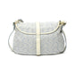 CELINE Shoulder Bag Canvas, Leather light blue Diagonal Women Used Authentic