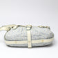 CELINE Shoulder Bag Canvas, Leather light blue Diagonal Women Used Authentic