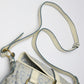CELINE Shoulder Bag Canvas, Leather light blue Diagonal Women Used Authentic
