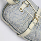 CELINE Shoulder Bag Canvas, Leather light blue Diagonal Women Used Authentic