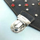 PRADA Clutch bag VR074C leather black Safiano Bijou x studs unisex(Unisex) Used Authentic