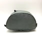 PRADA Backpack BZ0032 leather gray Triangle logo Women Used Authentic