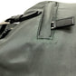 PRADA Backpack BZ0032 leather gray Triangle logo Women Used Authentic