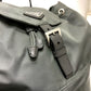 PRADA Backpack BZ0032 leather gray Triangle logo Women Used Authentic