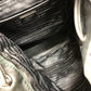 PRADA Backpack BZ0032 leather gray Triangle logo Women Used Authentic