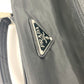 PRADA Boston Duffel bag Nylon black Triangle logo plate unisex(Unisex) Used Authentic