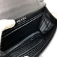 PRADA Shoulder Bag 1BD067 leather black ribbon