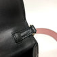 PRADA Shoulder Bag 1BD067 leather black ribbon