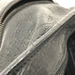 PRADA Shoulder Bag VA0802 leather black Front pocket Women Used Authentic