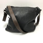 PRADA Shoulder Bag VA0802 leather black Front pocket Women Used Authentic