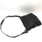 PRADA Shoulder Bag VA0802 leather black Front pocket Women Used Authentic