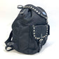 PRADA Backpack 1BZ811 Nylon black logo Studs mens Secondhand Authentic