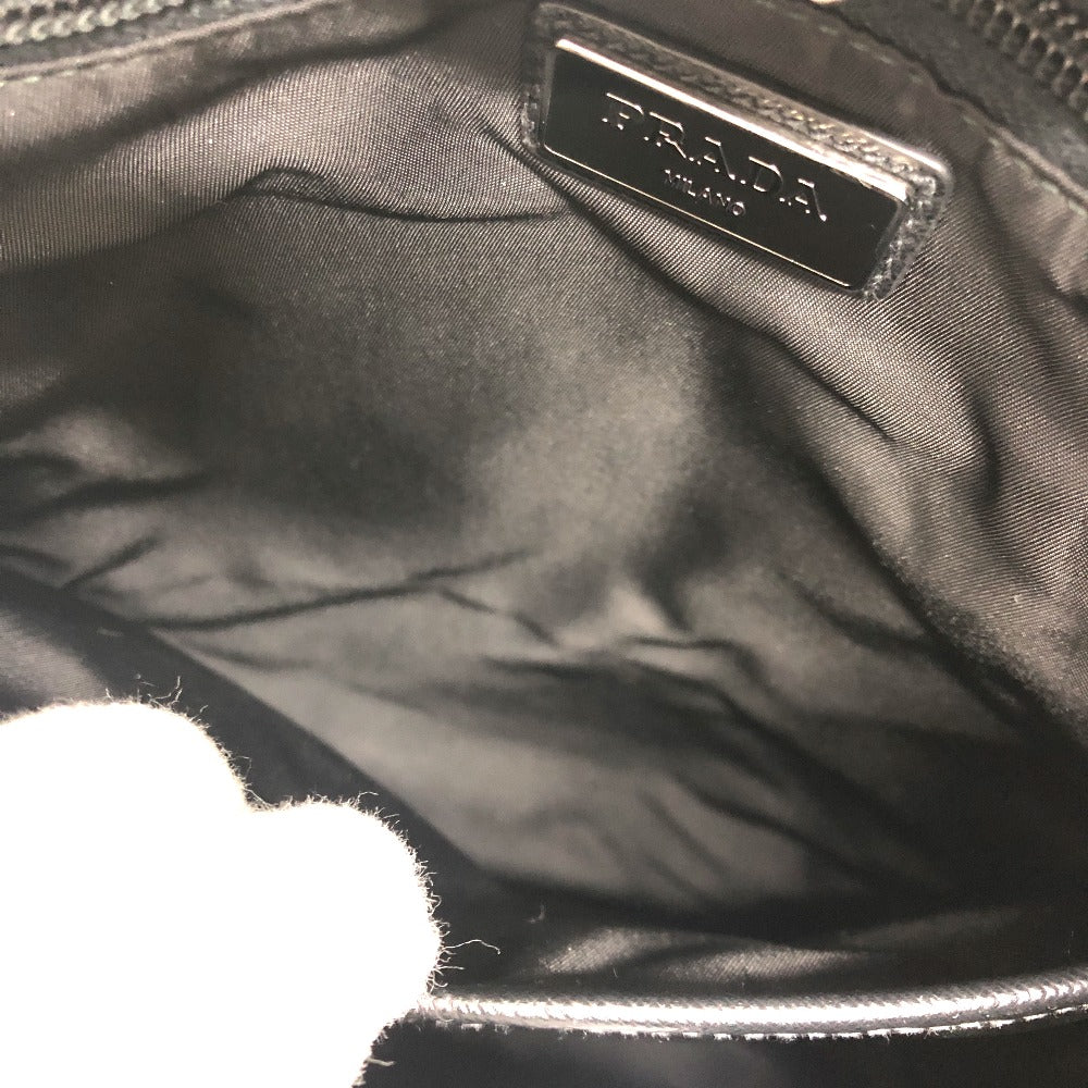 PRADA Backpack 2VZ135 Nylon black Animal total pattern