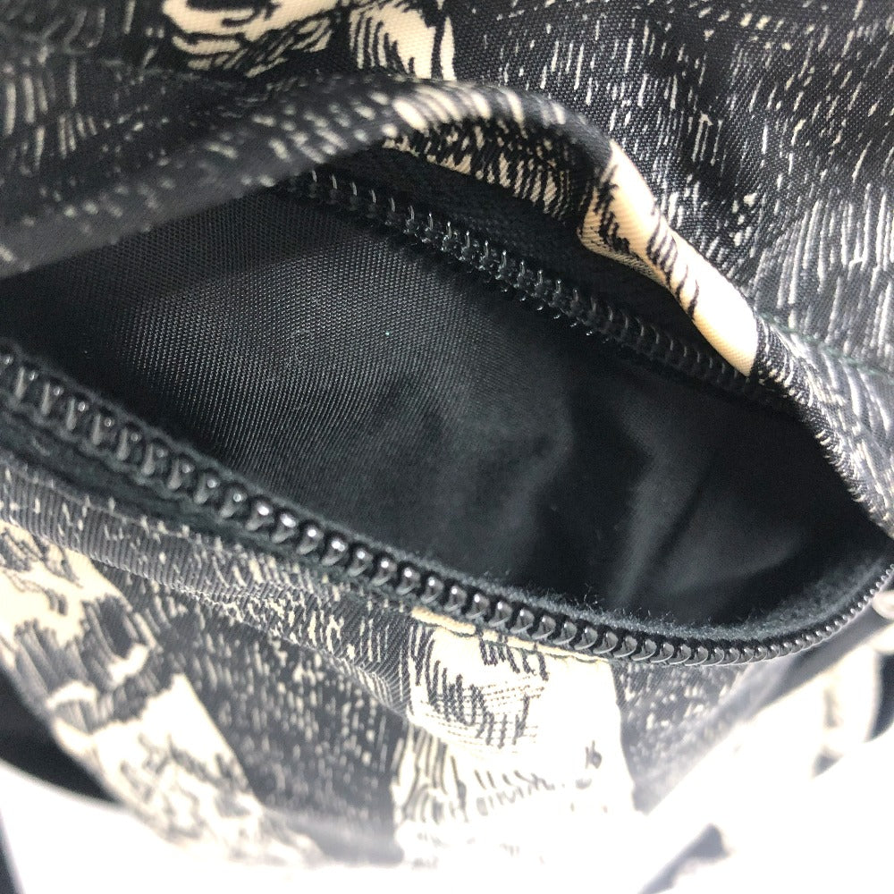 PRADA Backpack 2VZ135 Nylon black Animal total pattern
