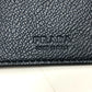 PRADA Long Wallet Purse 2MV015 leather blue Long wallet Vitero Micrograss