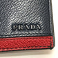 PRADA Long Wallet Purse 2MV015 leather blue Long wallet Vitero Micrograss