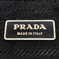 PRADA Shoulder Bag ‚u166 Nylon / leather black mens Used Authentic