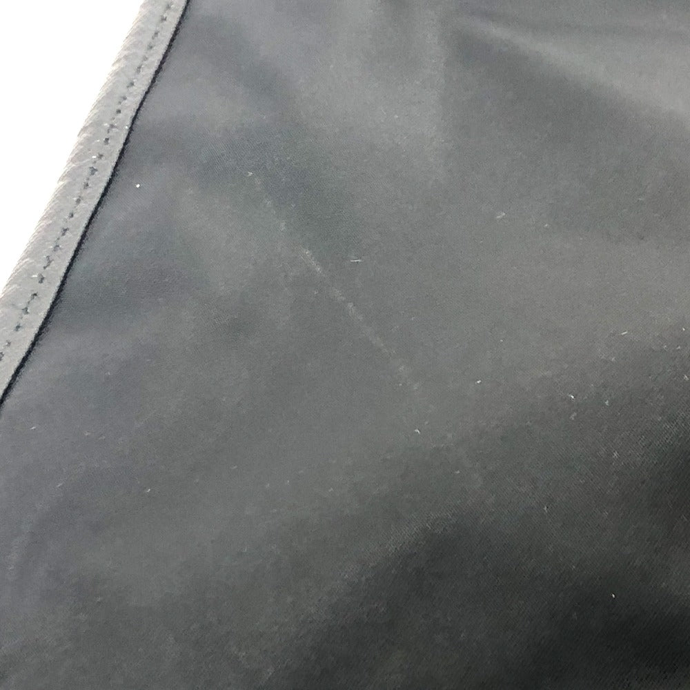 PRADA Shoulder Bag ‚u166 Nylon / leather black mens Used Authentic