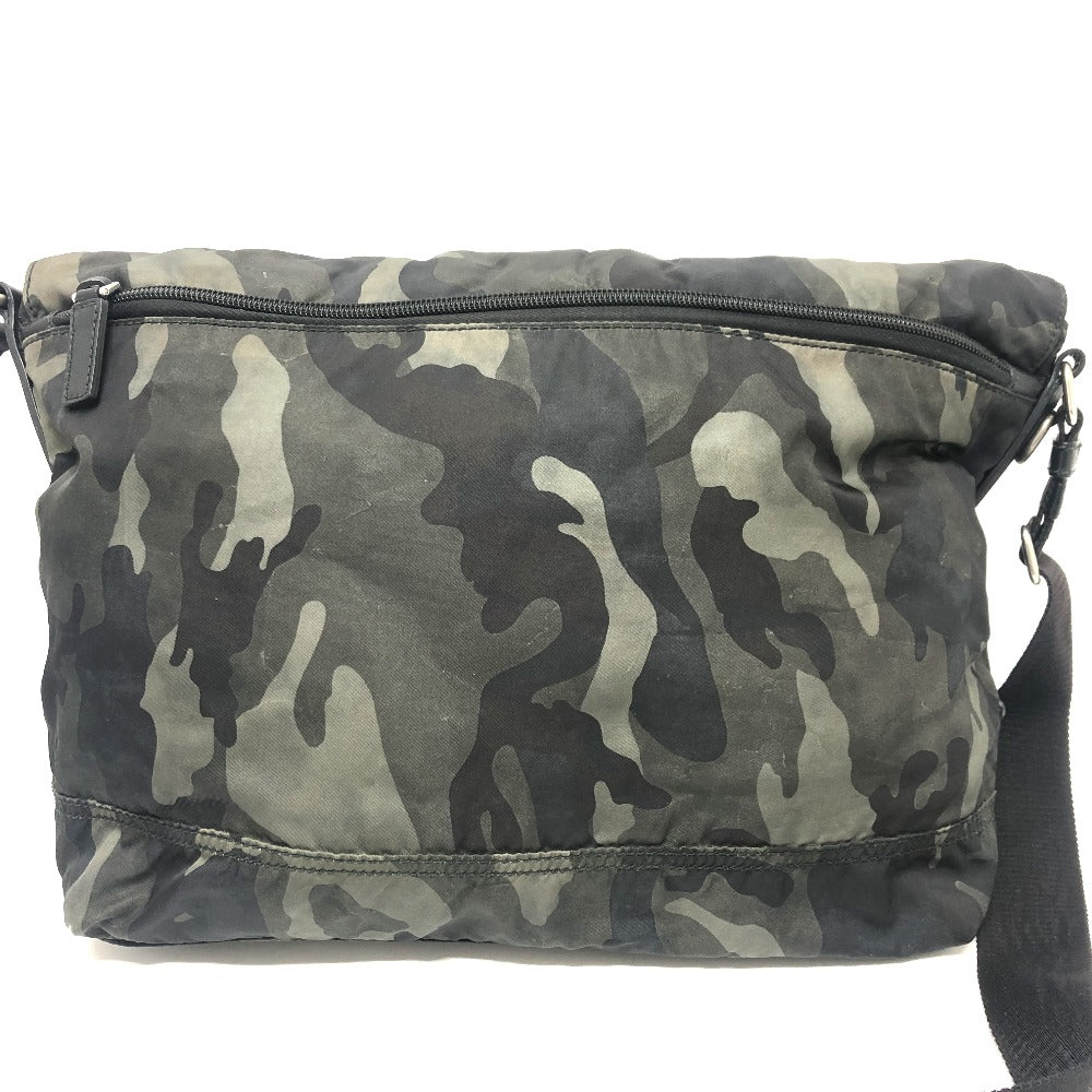PRADA Shoulder Bag VA0887 Nylon green Camouflage camouflage