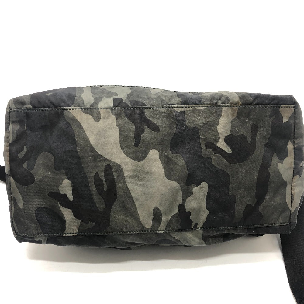 PRADA Shoulder Bag VA0887 Nylon green Camouflage camouflage