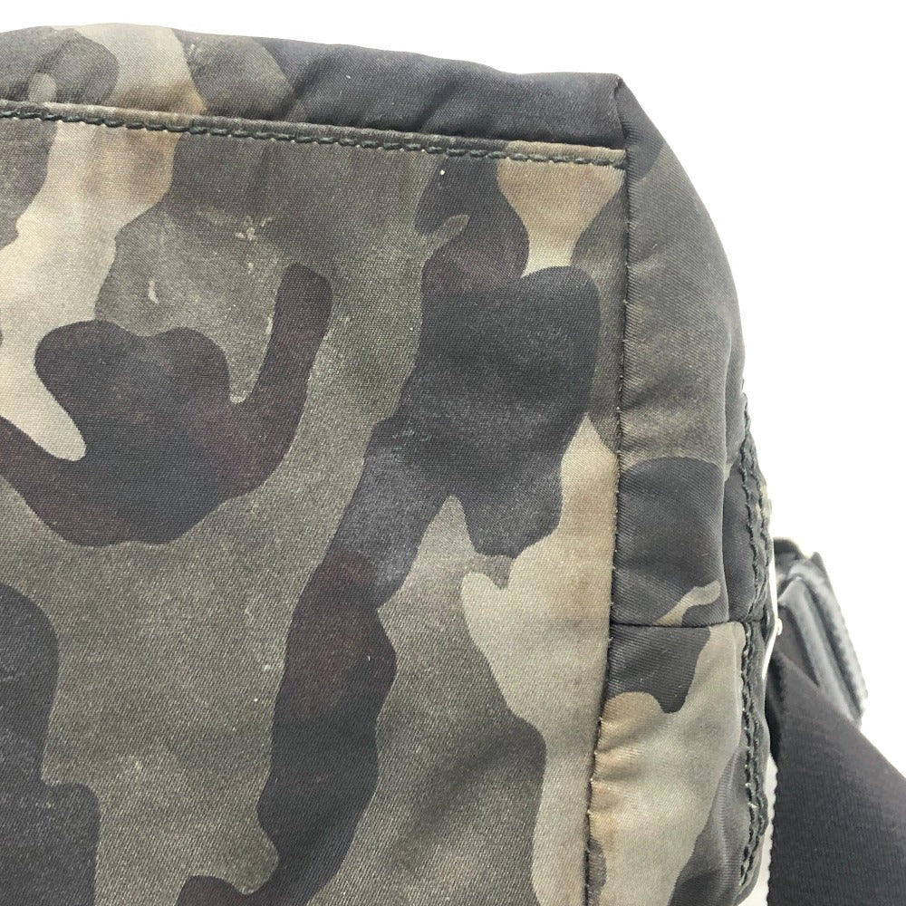 PRADA Shoulder Bag VA0887 Nylon green Camouflage camouflage