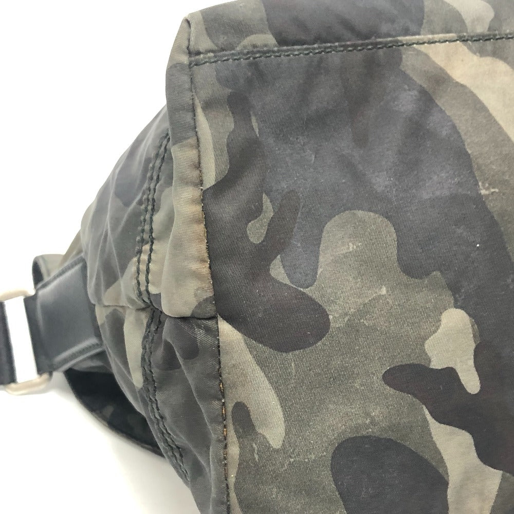 PRADA Shoulder Bag VA0887 Nylon green Camouflage camouflage
