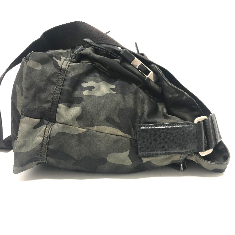 PRADA Shoulder Bag VA0887 Nylon green Camouflage camouflage