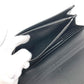 PRADA Folded wallet 1MH132 Nylon canvas, leather black Long Wallet Business Card Case Triangle logo plate Women Used Authentic