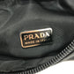 PRADA Handbag MV515 Nylon black Triangular plate Women Used Authentic