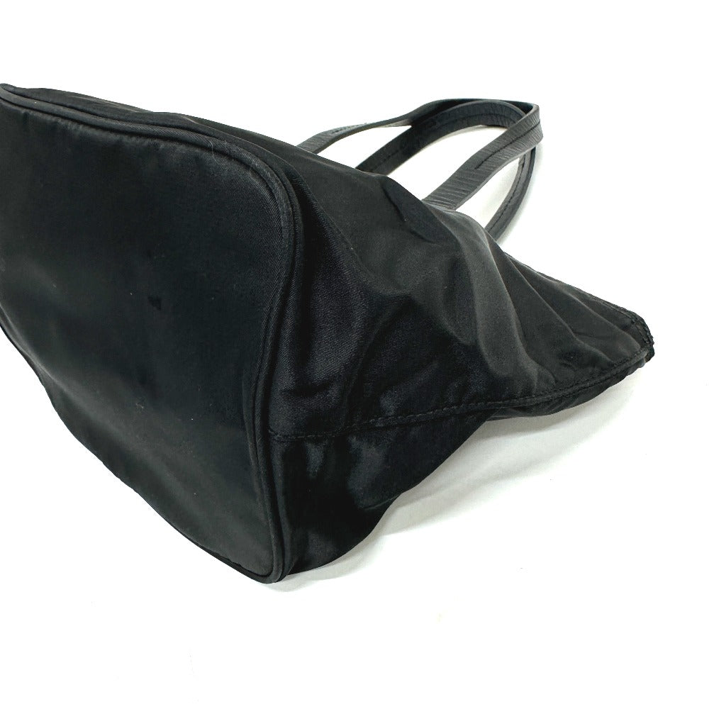 PRADA Handbag Nylon black Triangular plate