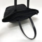 PRADA Handbag Nylon black Triangular plate
