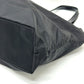 PRADA Tote Bag Nylon black Triangular plate