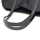 PRADA Tote Bag Nylon black Triangular plate